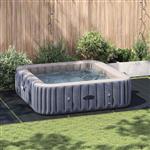 vidaXL Zwembad Grondzeil Zwart 550 x 280 cm Niet-geweven Stof