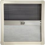 Horrex Gebogen Duo Plissé R5000 Crèmewit 594x499