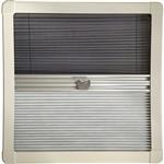 Horrex Gebogen Duo Plissé R5000 Crèmewit 852x349