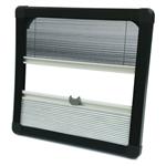 Horrex Gebogen Duo Plissé R5000 Zwart 314x414