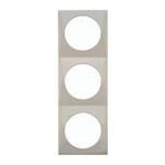 Berker Afdekraam Flow 3-Vaks Chroom Gelakt