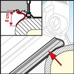 Fiamma Rain Guard Lower 500cm