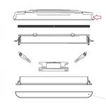 Fiamma Dakluikkap 50x50cm Crystal