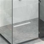 vidaXL Doucheafvoer 2-in-1 met 360° Sifon Zilver 50 cm