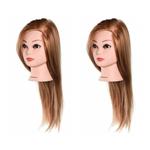 OEFENHOOFD 2 X ANABELLE Blond Oefenhoofd