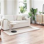 vidaXL Antislip neplederen konijnenbont vloerkleed Olite Crème