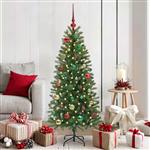 vidaXL Kerstbal Set met 150 LED 61 pcs Multikleur Kunststof