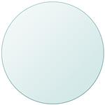 vidaXL Tafelblad van gehard glas 700 mm rond