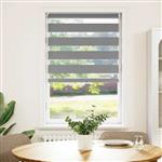 vidaXL Duo Rolgordijn 70x120cm Grijs