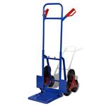 vidaXL Steekwagen inklapbaar met 6 wielen blauw