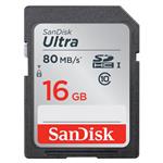 SanDisk 16GB Ultra SDHC UHS-I 80MB/s