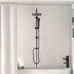 vidaXL Douche systeem Zwart 45 x 20 x 96 cm
