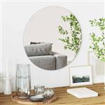 vidaXL Wandspiegel Rond Ø 50 cm gehard glas