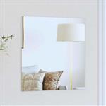 vidaXL Wandspiegel Vierkant 50 x 50 cm gehard glas