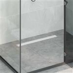 vidaXL Doucheafvoer 2-in-1 met 360° Sifon Zilver 70 cm