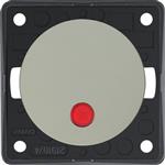 5 stuks Berker Aan/Uitschakelaar Flow/Pure met Lampje Inbouw Chroom Mat 12V