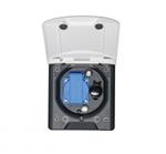 Inbouwstekkerdoos Design 2014 230V/12V/Sat Wit