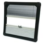 Horrex Gebogen Duo Plissé R5000 Zwart 1019x499