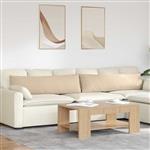 vidaXL Sofa Kussens 2 stuks Crème 145 x 40 cm Stof