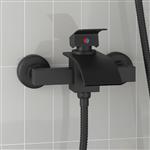 vidaXL Douchemengkraan Zwart G 1 / 2 inch