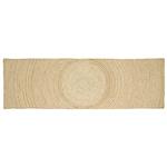 vidaXL Vloerkleed Natuurlijk en Wit 80 x 200 cm Jute