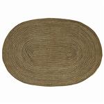 vidaXL Vloerkleed Natuurlijk en Zwart 152 x 245 cm Jute