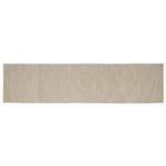 vidaXL Vloerkleed Natuurlijk en Wit 80 x 400 cm Jute