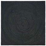 vidaXL Vloerkleed Donkergrijs 240 x 240 cm Jute