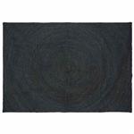 vidaXL Vloerkleed Donkergrijs 200 x 290 cm Jute