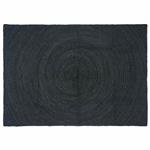 vidaXL Vloerkleed Donkergrijs 120 x 170 cm Jute