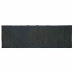 vidaXL Vloerkleed Donkergrijs 80 x 300 cm Jute