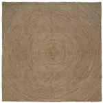 vidaXL Vloerkleed Grijs 200 x 200 cm Jute