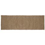 vidaXL Vloerkleed Grijs 60 x 200 cm Jute