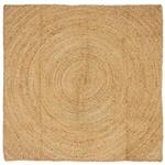 vidaXL Vloerkleed Bruin 160 x 160 cm Jute