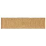 vidaXL Vloerkleed Bruin 60 x 400 cm Jute