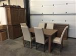 (61) Moderne complete eetplaats houtkleur
