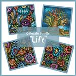 Curiosi Q-puzzel (moeilijke stukjes) - Voordeelset Life (4 st.)