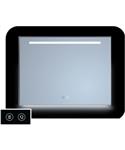 Spiegel Sanicare TuTTi 75 cm met LED 1 Horizontale Strook en Ambi Onder en Spiegelverwarming met Lij