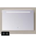 Spiegel Sanicare TuTTi 90 cm met LED 1 Horizontale Strook en Spiegelverwarming