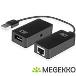 ACT USB Extender set over UTP, extender tot 50 meter