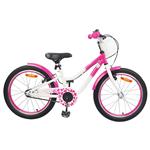 vidaXL Kinderfiets 20 Inch voor 6-11 jaar oud Donkerroze