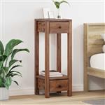 vidaXL Plantenstandaard met lade Bruin 30 x 30 x 80 cm Mahoniehout