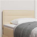 vidaXL Hoofdbord met hoofdeinde Crème 80 cm Nep Leer