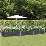 vidaXL Plantenbak Antraciet 480 x 80 x 45 cm Staal