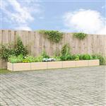 vidaXL Plantenbak Ivoor 195 x 100 x 45 cm Gegalvaniseerd staal