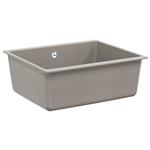 vidaXL Wasbak Grijs 530 x 460 mm 80% Kwarts en 20% Hars