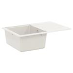 vidaXL Wasbak Wit 670 x 460 mm 80% Kwarts en 20% Hars