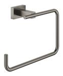 Handdoekring GROHE Essentials Cube Hard Graphite Geborsteld