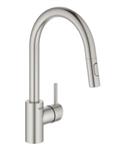 Keukenmengkraan GROHE Concetto Uittrekbare Dual Spray (Grohe Zero)