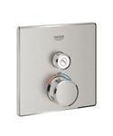 Opbouwdeel GROHE Grohtherm Smartcontrol Douche T, Vierkant Supersteel